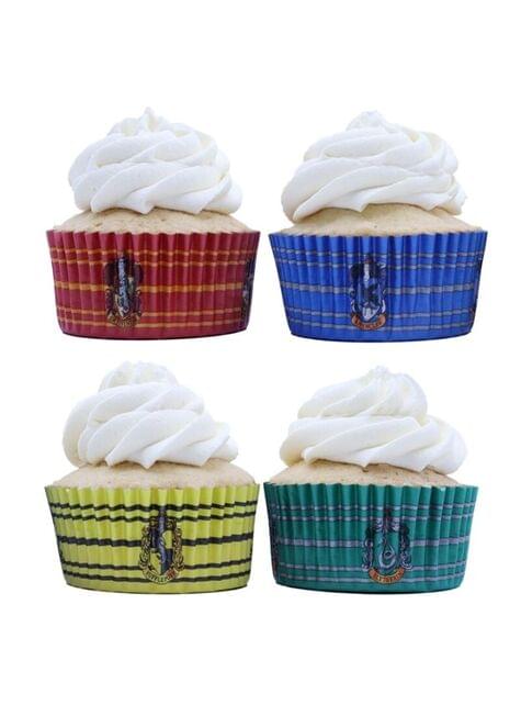 60 cápsulas de cupcakes de las cuatro casas de Harry Potter - PME CAKE | Funidelia