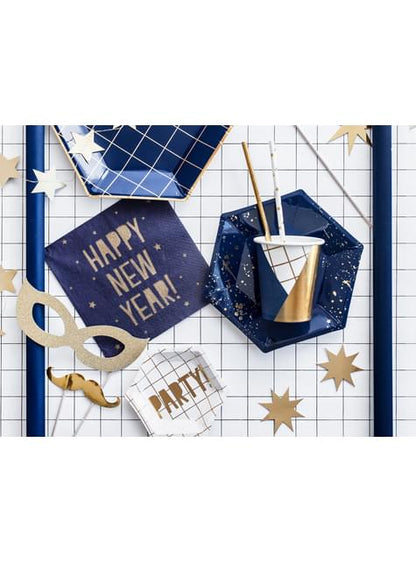 8 accesorios photocall dorados de nochevieja - Happy New Year Collection - Partydeco | Funidelia