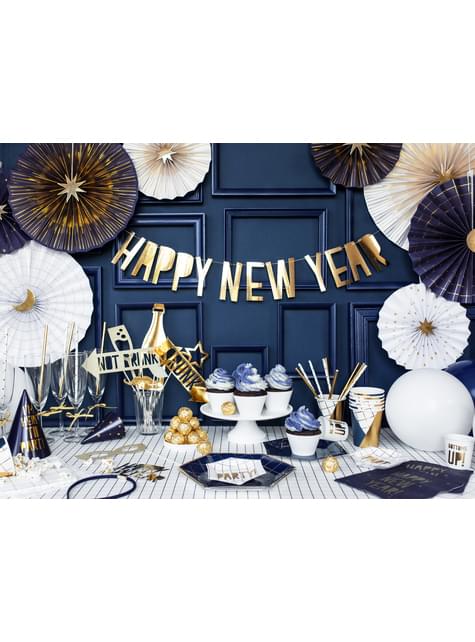 8 accesorios photocall dorados de nochevieja - Happy New Year Collection - Partydeco | Funidelia