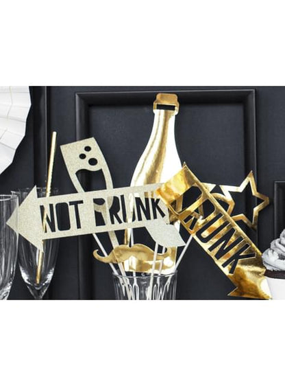8 accesorios photocall dorados de nochevieja - Happy New Year Collection - Partydeco | Funidelia