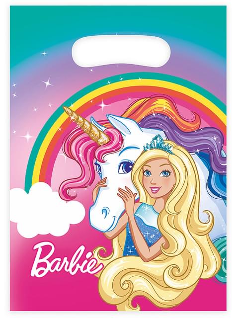 8 bolsas de chucherías de Barbie-Dreamtopia