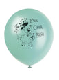 8 globos verdes con animales de granja (30 cm) - Farmyard Party - Unique | Funidelia