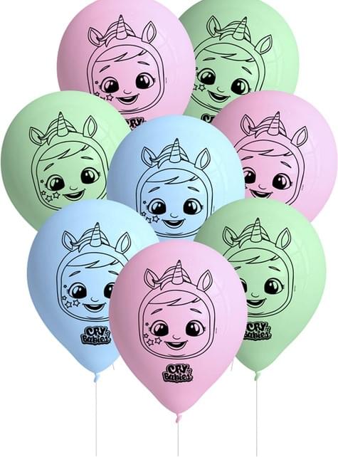 8 globos de Bebés Llorones - Converparty | Funidelia