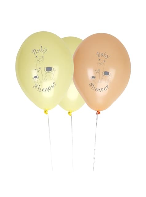 8 globos de látex (30 cm) - Llama Love - Neviti | Funidelia