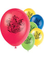 8 globos de látex de la Liga la Justicia