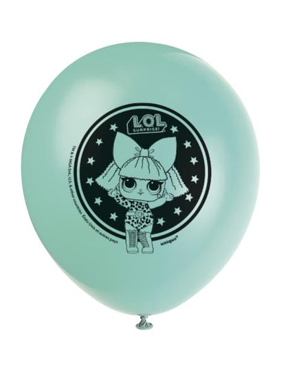 8 globos de látex LOL Surprise (47cm) - LOL Friends - Unique | Funidelia