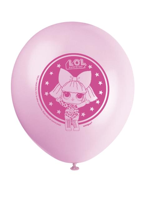 8 globos de látex LOL Surprise (47cm) - LOL Friends - Unique | Funidelia