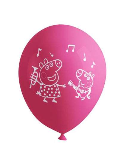 8 globos de Peppa Pig - Funiglobal | Funidelia