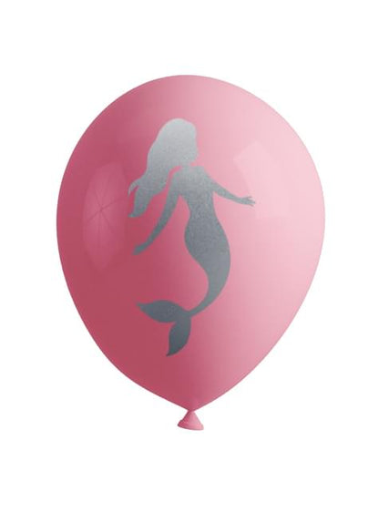 8 globos de sirenas- Beautiful mermaid - Funiglobal | Funidelia
