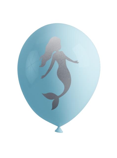 8 globos de sirenas- Beautiful mermaid - Funiglobal | Funidelia