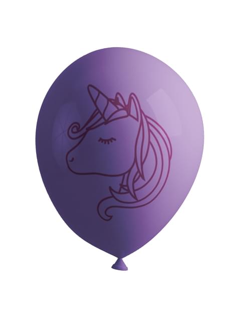 8 globos de unicornio - Lovely Unicorn - Funiglobal | Funidelia