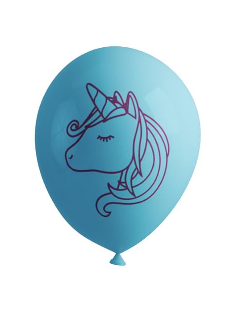 8 globos de unicornio - Lovely Unicorn - Funiglobal | Funidelia