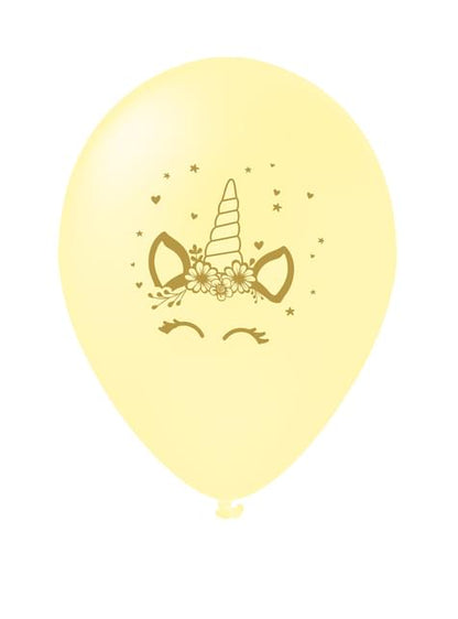 8 globos de unicornio - Unicorn Flowers - Funiglobal | Funidelia
