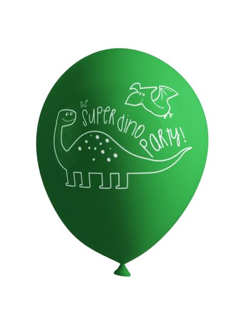 8 globos dinosaurios - Dinosaurs party - Funiglobal | Funidelia