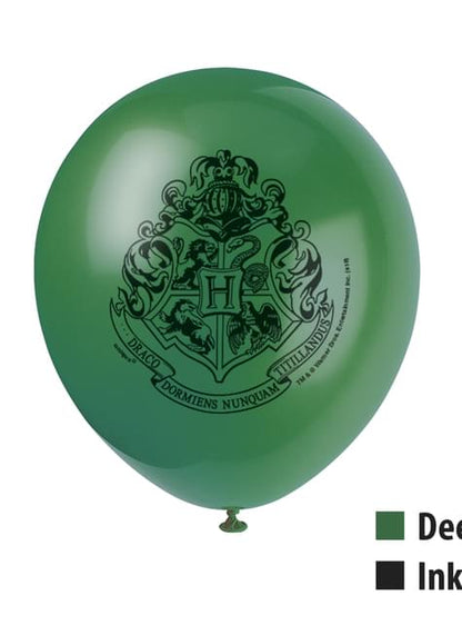 8 globos variados Harry Potter (30cm) - Hogwarts Houses - Unique | Funidelia