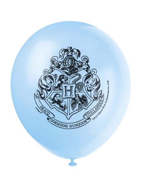 8 globos variados Harry Potter (30cm) - Hogwarts Houses - Unique | Funidelia