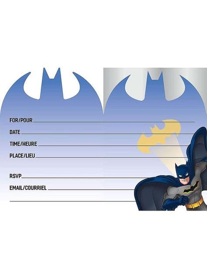 8 invitaciones Batman - Unique | Funidelia