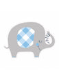 8 invitaciones elefante azul baby Shower - Blue Floral Elephant - Unique | Funidelia