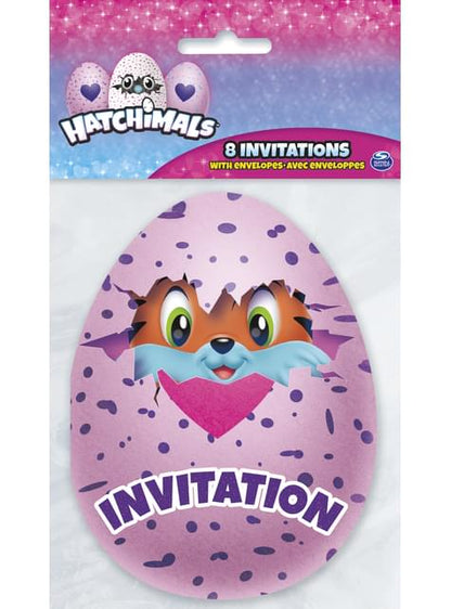 8 invitaciones Hatchimals - Unique | Funidelia