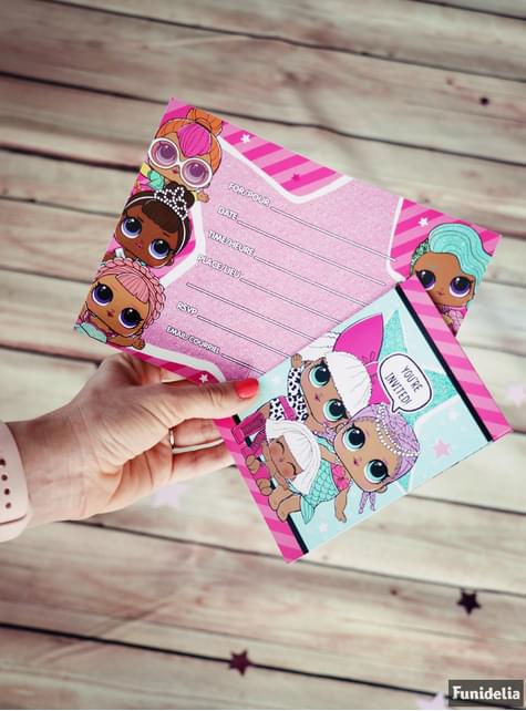 8 invitaciones LOL Surprise - LOL Friends - Unique | Funidelia