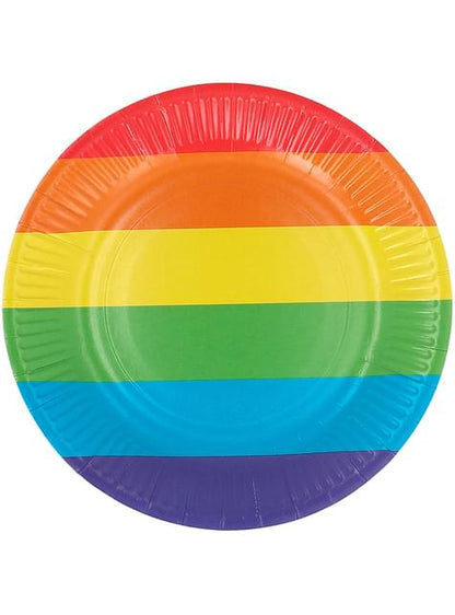 8 platos arcoíris (23cm) - Boland | Funidelia