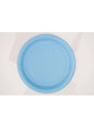 8 platos azul cielo (23 cm) - Línea Colores Básicos - Unique | Funidelia