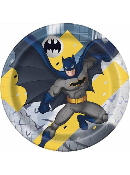 8 platos Batman (23 cm) - Unique | Funidelia