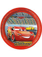 8 platos Cars 3 (23cm)