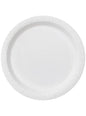 8 platos color blanco (23cm) - Colores lisos - Funiglobal | Funidelia