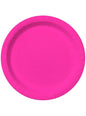 8 platos color fucsia (23cm) - Colores lisos - Funiglobal | Funidelia