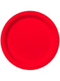 8 platos color rojo (23cm) - Colores lisos - Funiglobal | Funidelia