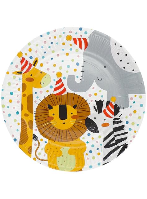 8 platos de animales - Safari - Boland | Funidelia
