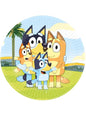 8 platos de Bluey (23 cm)