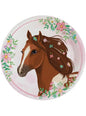 8 platos de caballos (23 cm) - Beautiful Horses