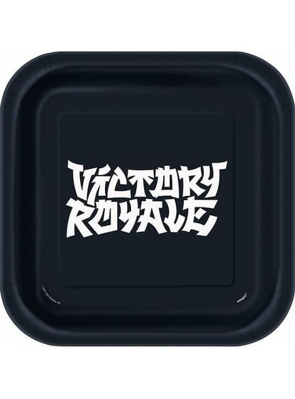8 platos de Fortnite (23 cm) - Unique | Funidelia