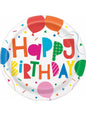 8 platos de globos (23 cm) - Colorful Balloons - Unique | Funidelia