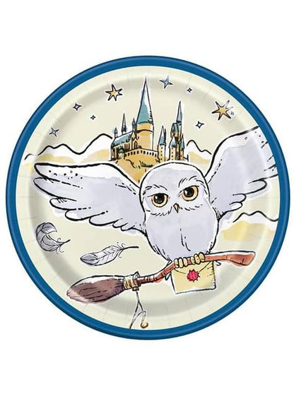 8 platos de Harry Potter (18 cm) - Harry Potter World - Unique | Funidelia