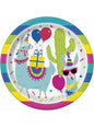 8 platos de Llama Birthday (23 cm) - Unique | Funidelia