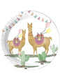8 platos de llama pequeños (20 cm) - Llama - Procos | Funidelia