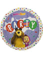 8 platos de Masha y el Oso (23cm) - Funiglobal | Funidelia