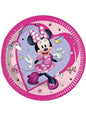 8 platos de Minnie Mouse (20cm)