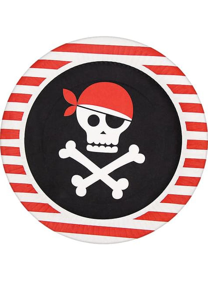 8 platos de piratas (23cm) - Pirates Party - Funiglobal | Funidelia