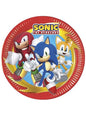 8 platos de Sonic (23cm) - Procos | Funidelia