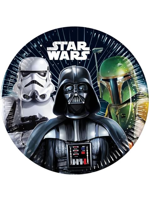 8 platos de Star Wars (20cm)