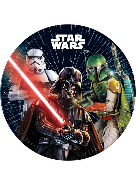 8 platos de Star Wars (23cm)