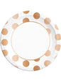 8 platos Dots Collection cobre (23 cm) - Procos | Funidelia