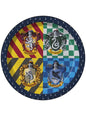 8 platos Harry Potter (23cm) - Hogwarts Houses - Funiglobal | Funidelia