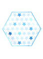 8 platos hexagonales (27 cm) - Blue Star - Neviti | Funidelia