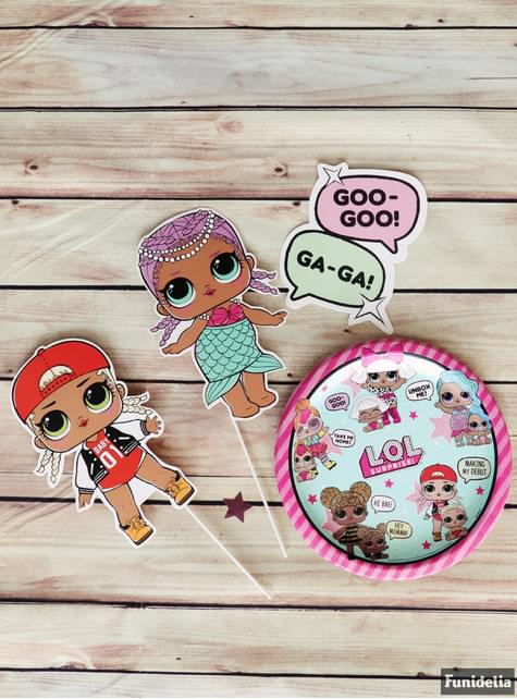 8 platos LOL Surprise (23cm) - LOL Friends - Unique | Funidelia