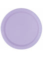 8 platos pequeños lilas (18 cm) - Línea Colores Básicos